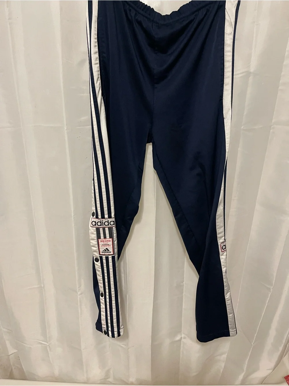 Vintage Adidas Baggy Dazzle Basketball Snap Tear Away Pants L - XL Y2K Shiny